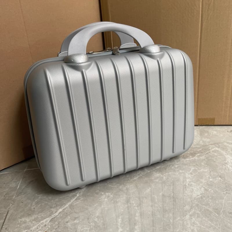 Cross-border 14-inch makeup artist cosmetic case, waterproof and wear-resistant travel suitcase, hand-carry makeup case, practical luggage