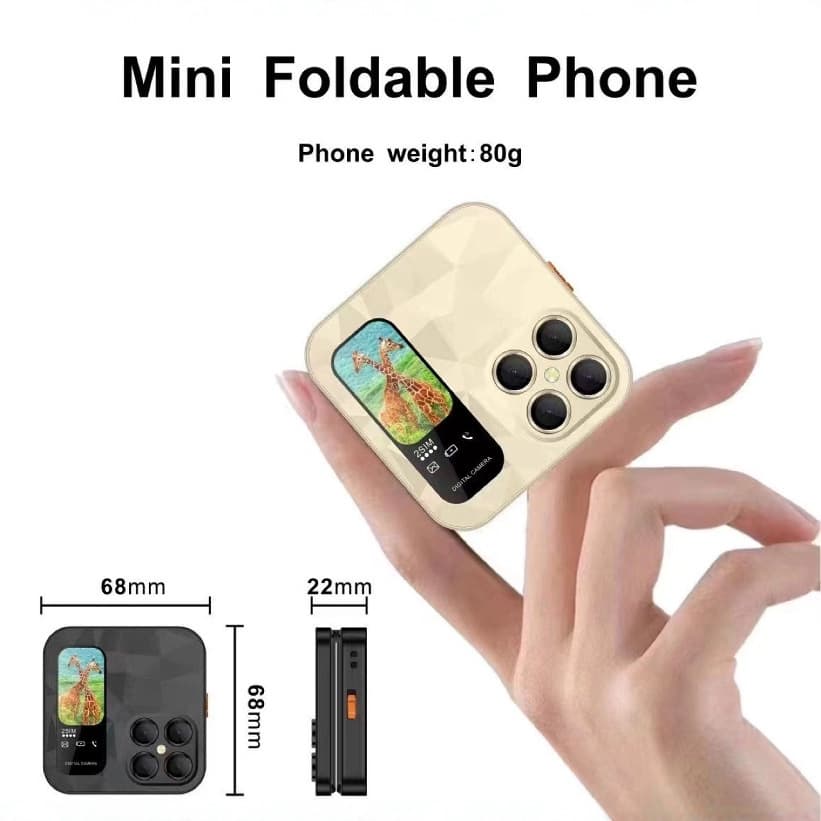 Cross-border new hot selling i18pro retro flip phone 2.4 inch button foreign language spare folding phone wholesale