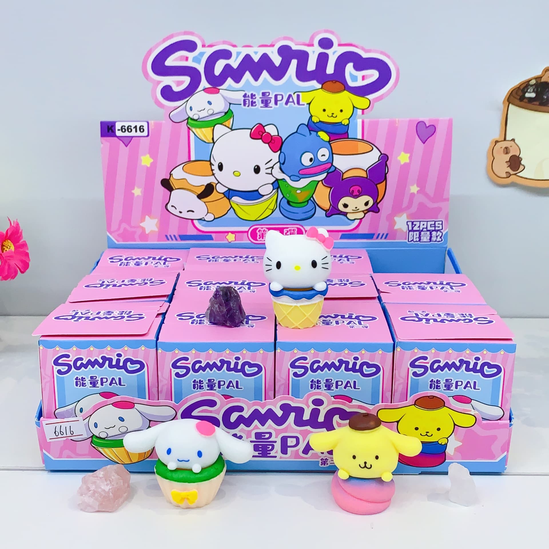 Sanrio Energy PAL Series 2 Cute Dessert-Themed Blind Box Figure Sanrio Family Collectible Figurine