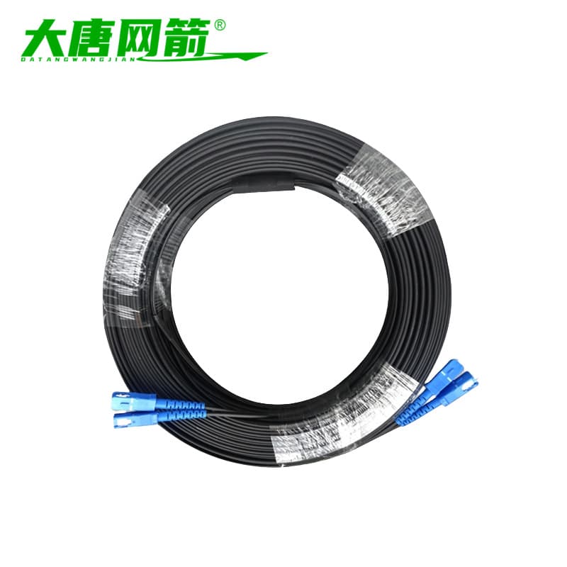 Fiber Optic Cable for Home Pre-embedded Indoor Outdoor Drop Cable Single Mode Single Core Fiber Communication Line