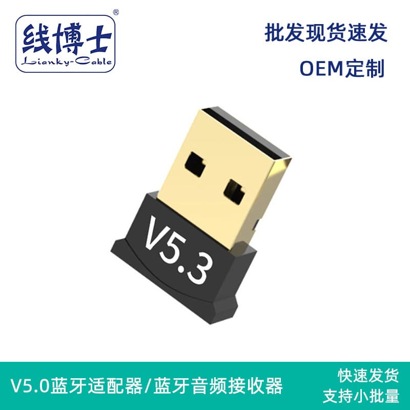 Wholesale 5.3 Bluetooth Audio Receiver USB Adapter Desktop Computer Driver-Free 5.3 Bluetooth Adapter