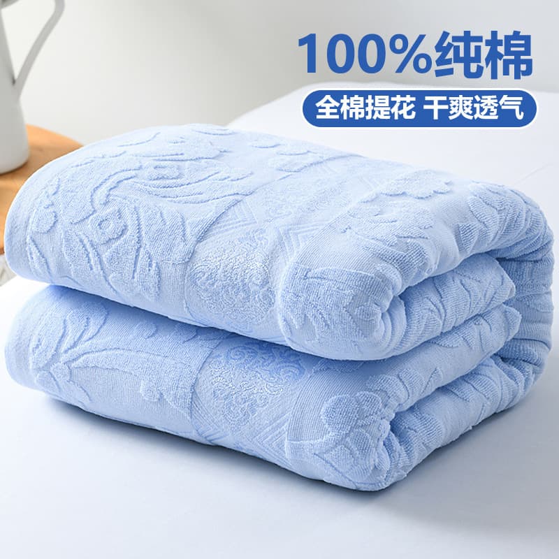 A-class towel quilt, old-style carved pure cotton gauze blanket, summer cool quilt, air-conditioning quilt, gift cover blanket wholesale
