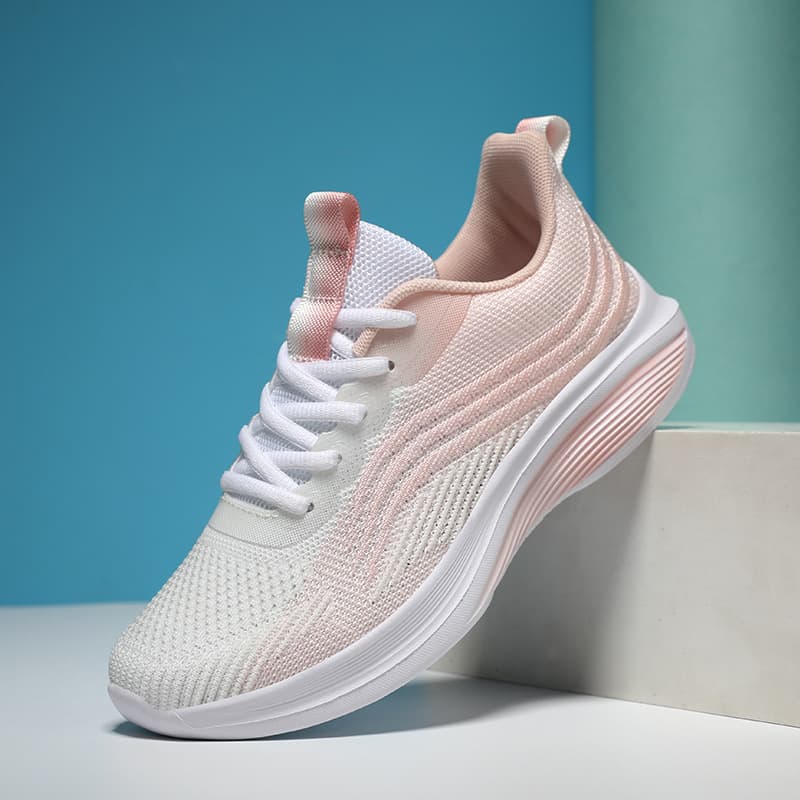 Cross-border Men's and Women's Shoes Spring/Autumn Mesh Breathable Sports Shoes, Casual Lightweight Student Running Shoes, Soft Sole Couple Travel Shoes