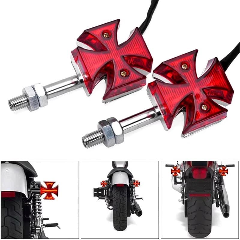 Motorcycle Parts Harley Cruiser Chopper Modified Retro LED Turn Signal Light Indicator Light Blinker Light