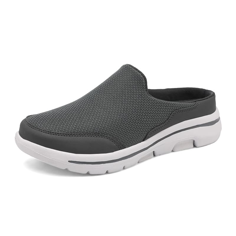 2026 Cross-Border Large Size Men's and Women's Shoes for Middle-Aged and Elderly Couples, Closed-Toe Half Slippers, Outdoor Casual Shoes