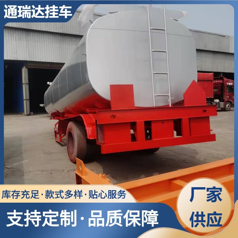 Export to Central Asia 30 Cubic Meter Liquid Tank Semi-Trailer, Ordinary Liquid Carbon Steel Oil Tank Semi-Trailer Body, Middle East Semi-Trailer Oil