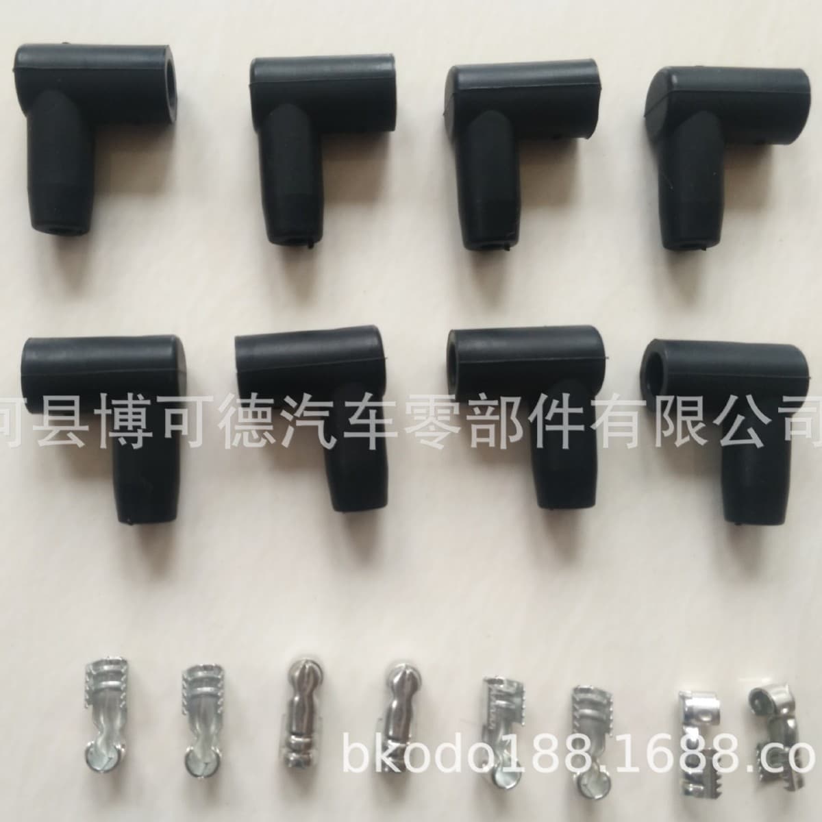 Compatible with 90 Degree HEI silicone sleeves, terminals 8-pack, various silicone pads and caps