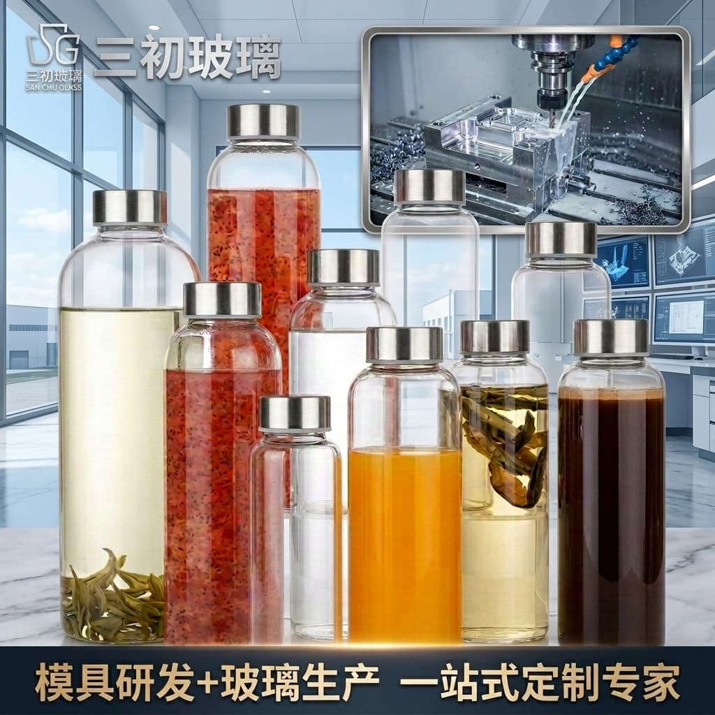 Source factory custom glass bottle custom glass water cup glass mold custom logo water cup custom glass