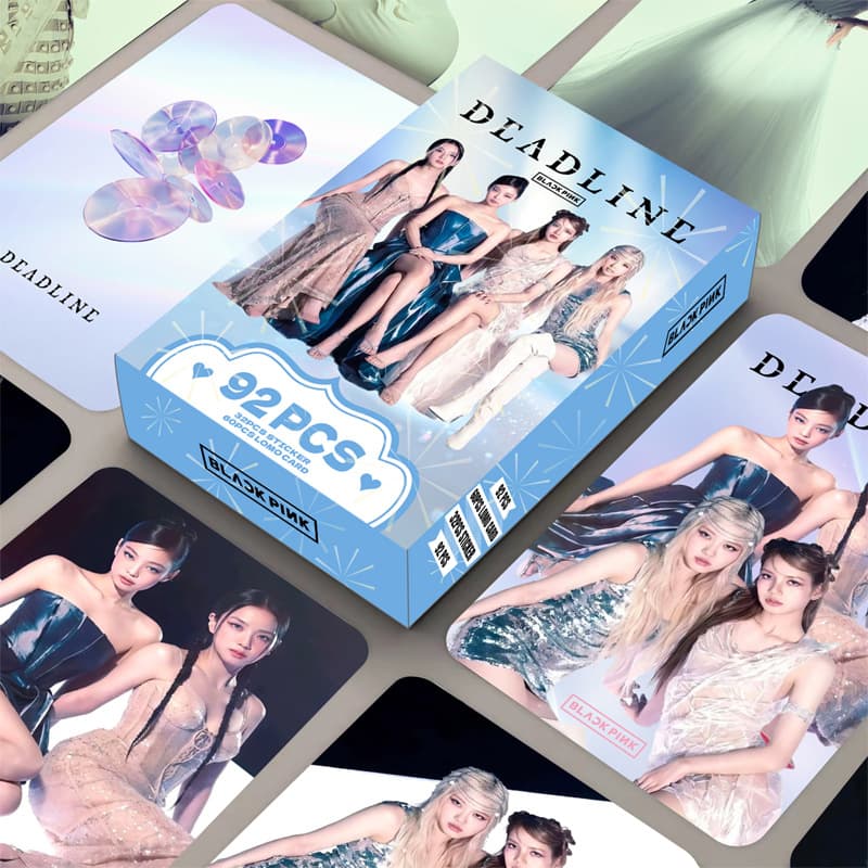 92 LOMO cards, BP pink and ink double-sided small cards, support photo cards, greeting cards, laser box collection card bookmarks