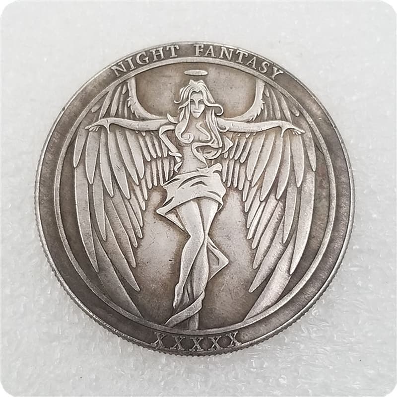 Vintage Craft Angel Wanderer Coin Commemorative Coin #3381