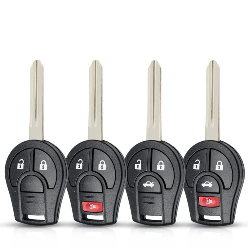 Suitable for Nissan New Sunshine, New Sylphy, Ma Chi integrated remote control key shell, straight chip key replacement shell