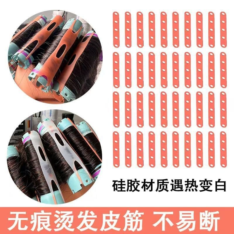 Heat-Changing Wide Elastic Band Hot Curling Wide Elastic Band Anti-Crease Hair Elastic Band Hairdressing Elastic Band Seamless Curling Roller