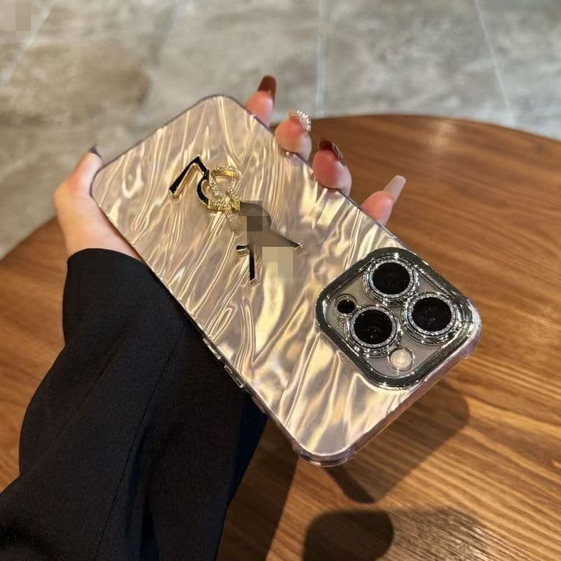 Trendy brand Xiaoxiangfeng Apple 17promax mobile phone case suitable for 16 water ripple iPhone14/13pro case 12