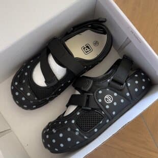 Guqi Tianlun Niche Polka Dot Sports Hollow Toe Sandals Women's Summer Breathable 2026 New Style Mesh