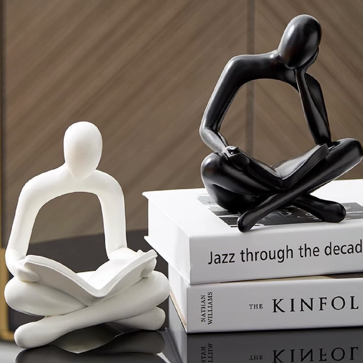 Modern Abstract Art Designer Display Piece Nordic Creative Bookshelf Bookends Home Living Room Bar Cabinet Decorations