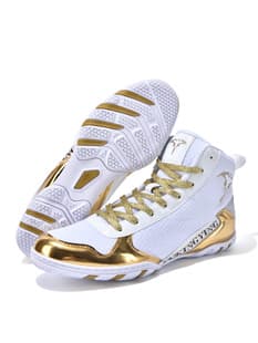 Feather Light Warrior Anti-Slip Wear-Resistant Laser Boxing Shoes Men's Wrestling Shoes Kickboxing Shoes Training Shoes Fighting Shoes Sanda Shoes