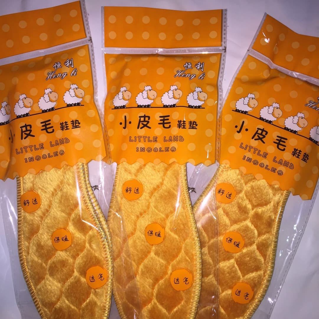 Winter Warm Insoles, Fur Insoles, High-Volume Style, Factory Direct, Fur-Lined Insoles