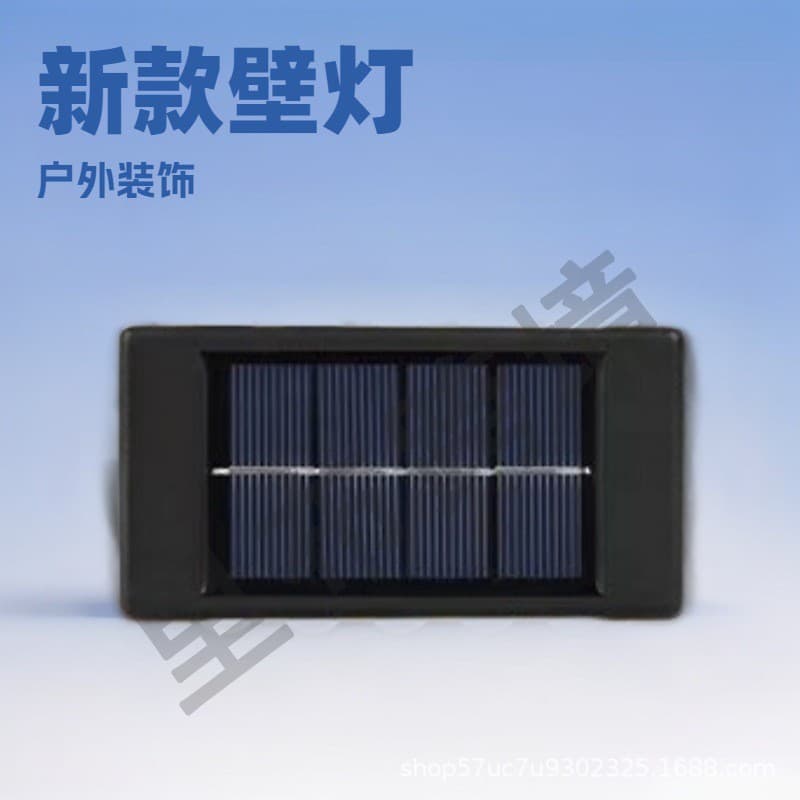 Solar Wall Washer Light, Outdoor Waterproof Projection Wall Light for Garden Decoration, Home Garden Wall Ambiance Light