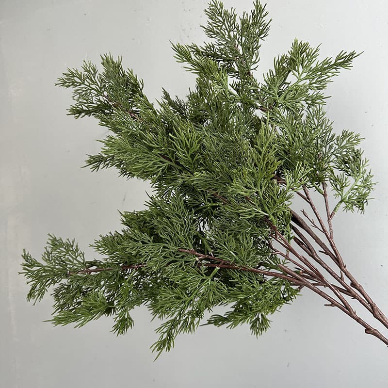 Simulated cypress branches, pine branches, Thuja cypress branches, dragon cypress branches, flower arrangement bonsai, podocarpus, fake leaves, pine branches, cedar pine