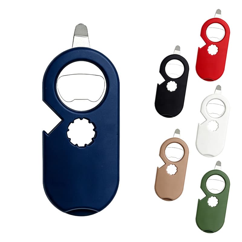 4-in-1 Magnetic Bottle Opener Refrigerator Magnet, Home Beer Opener, Fruit Can Soda Multi-functional Opener