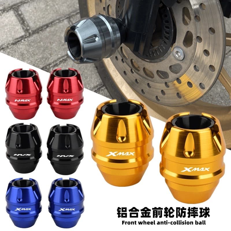Compatible with Yamaha XMAX300 NMAX155 Modified Crash Protection Bar Aluminum Alloy Crash Slider Fork Cup