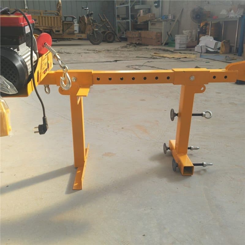Portable Electric Gondola Parapet Bracket Parapet Mount No-Drill Ruyi Hoist Window and Door Security Grill Crane