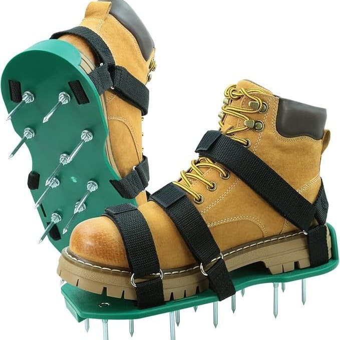 Grass Cleats with Straps, Effective for Inflatable Turf and Soil, One Size Fits All Shoes for Any Perforation