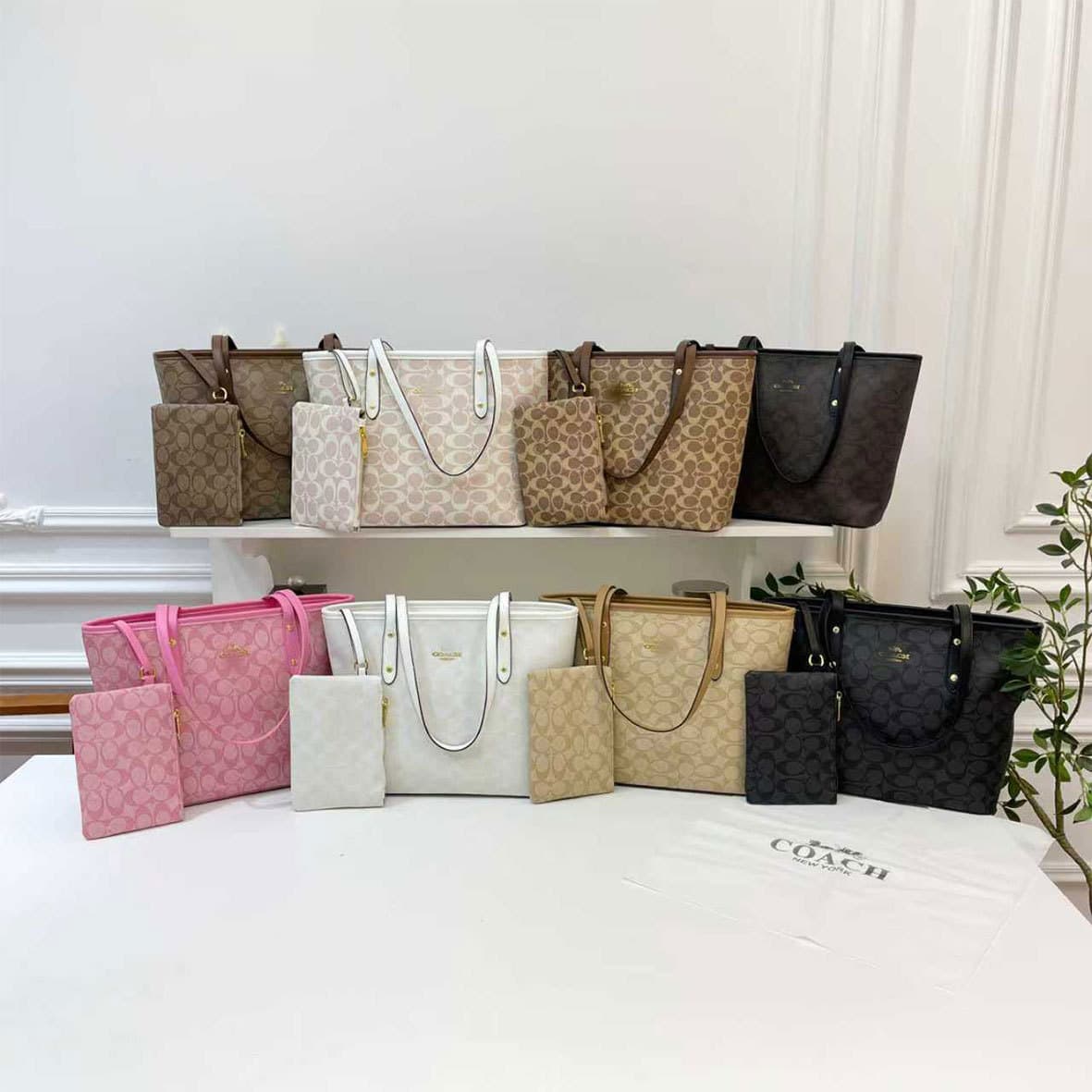 Koujia New Classic Large Tote Bag for Export, Fashionable and Trendy High-End Large Capacity Shoulder Crossbody Handbag for Women