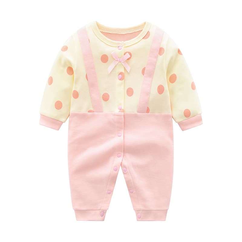Baby Girl Romper Spring Autumn Cotton Bodysuit Princess Style Cute Crawling Suit Newborn 6 Months