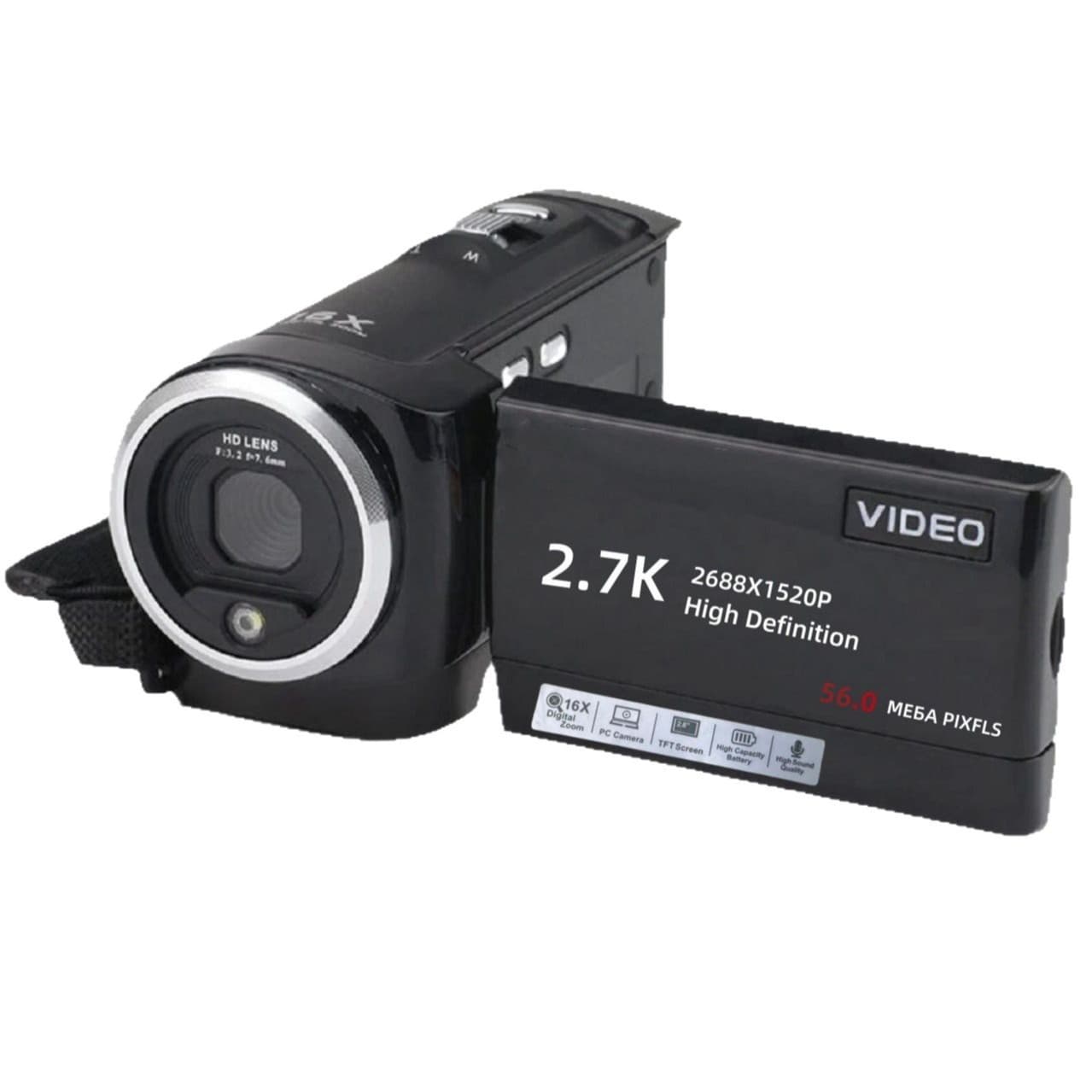Cross-Border English Product 2.7K HD 56MP Digital Camera Home Travel Student Camera 06