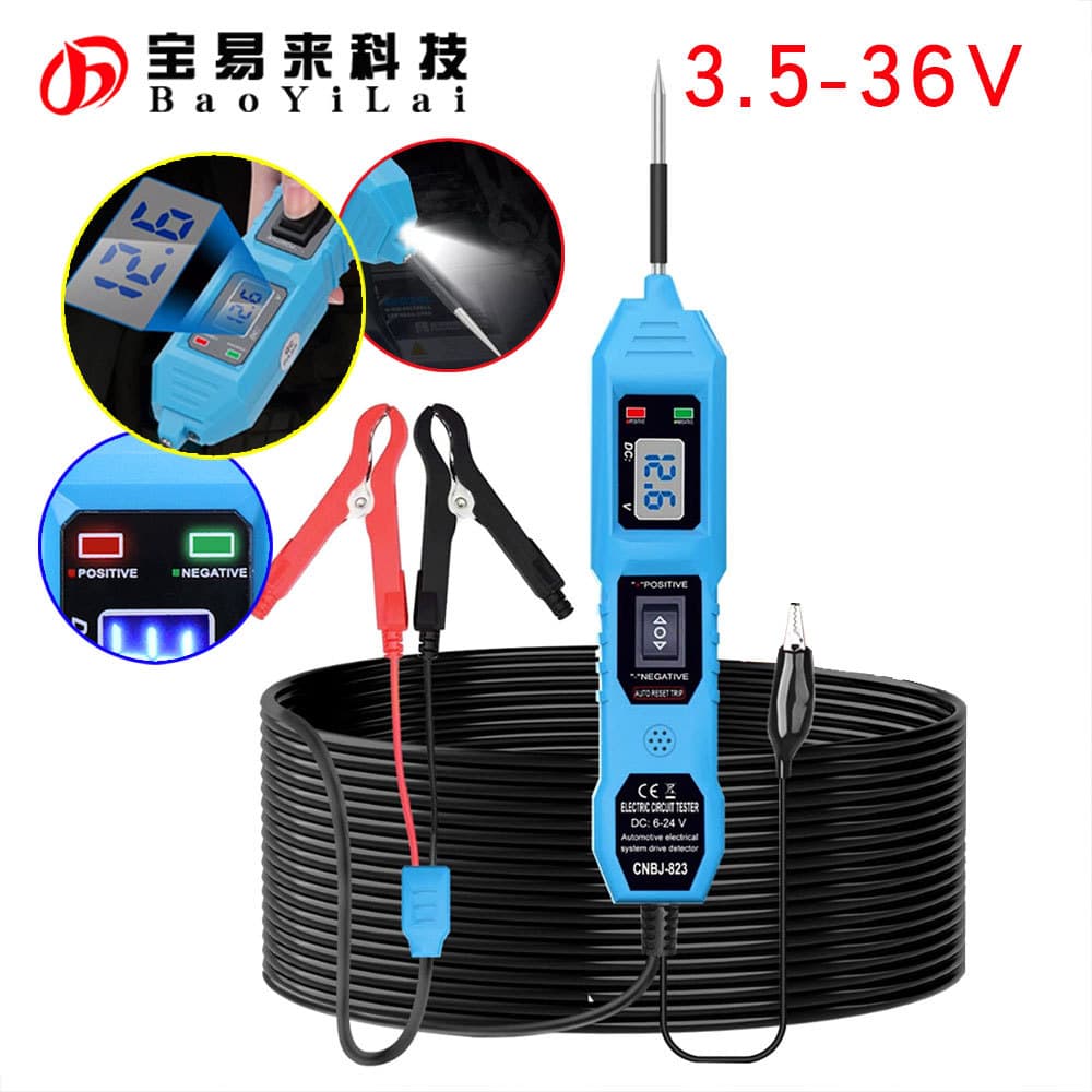Automotive Electric Circuit Tester 3.5-36V 8A