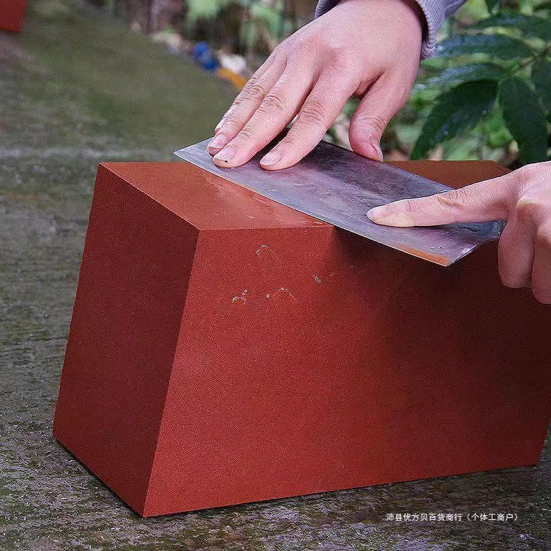 Guizhou red rock natural whetstone plus large whetstone natural red stone cutting chef sharpening kitchen knife whetstone