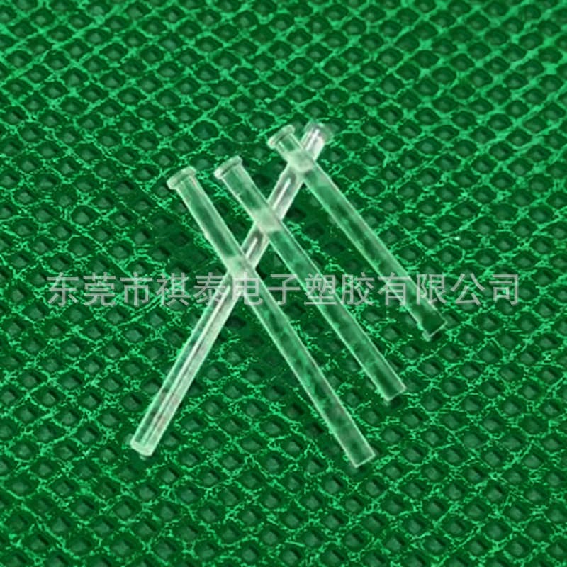 PC Light Guide Rod Flat Head 1.5MM LED SMD Indicator Light Column Transparent Light Guide Bar Lampshade Notched Light Guide