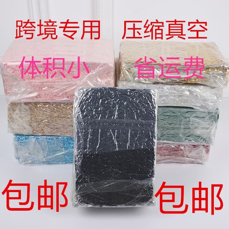 Cross-border hot-selling blister-packed ruffled paper strands 450g/900g per pack, gift box decorative filler, wavy paper strands