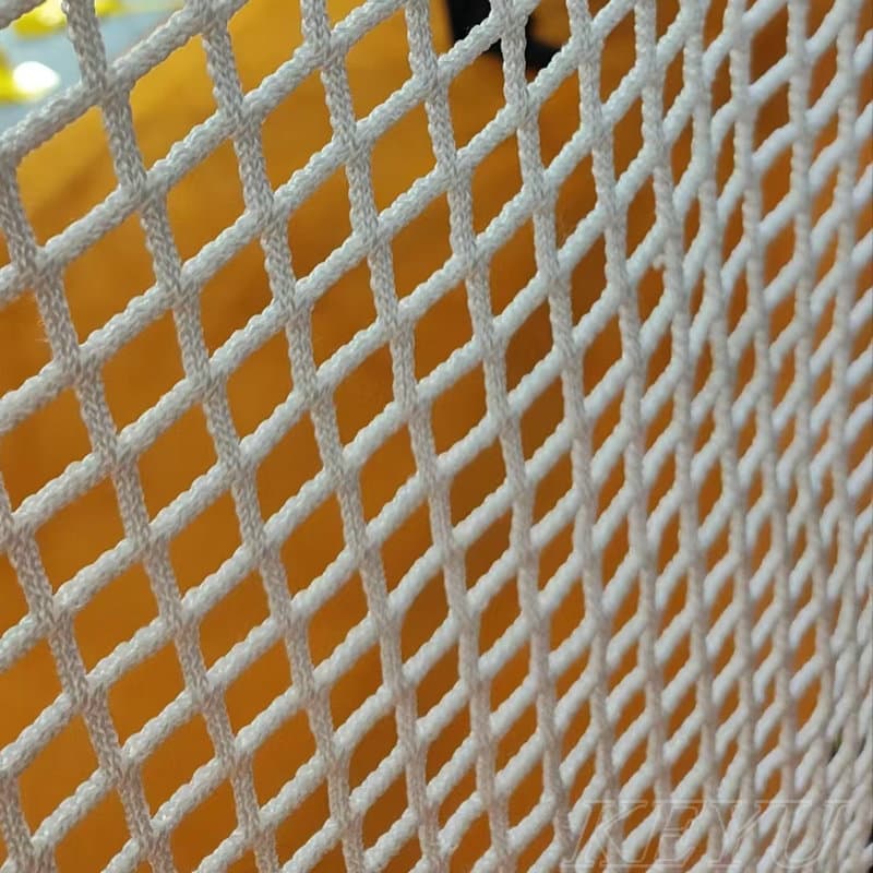 White Black Polyester Round Manhole Cover Fall Prevention Net Polymer High-Altitude Barrier Net Guangzhou Spider Intelligent Manufacturing Custom