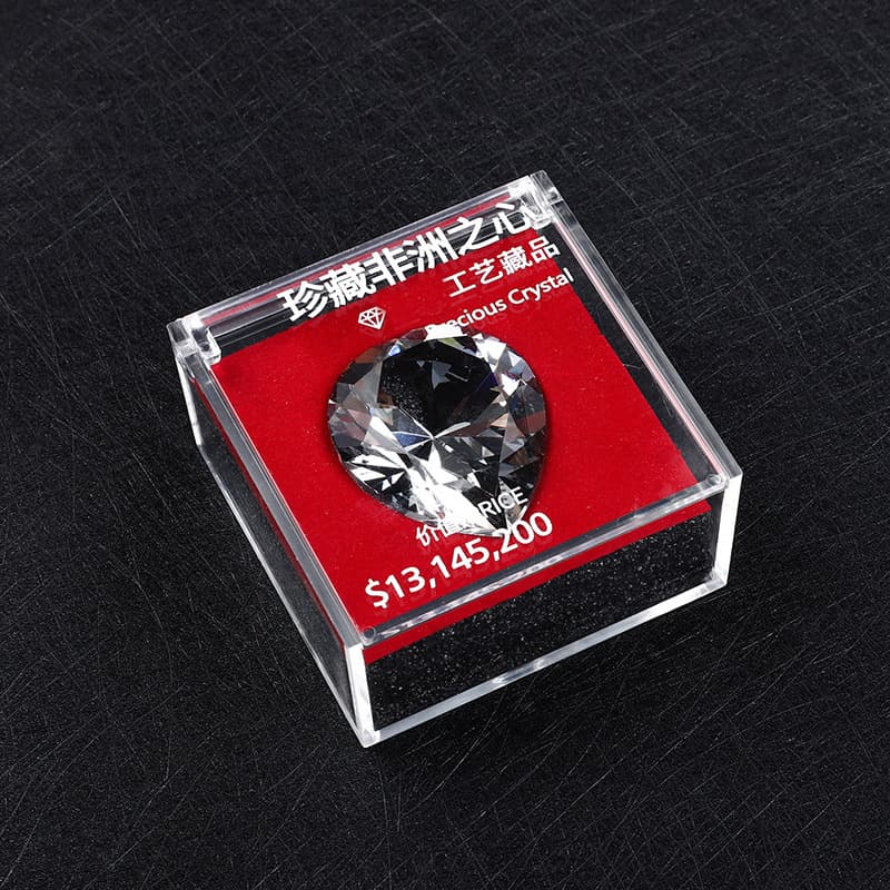 New Collector's Edition Extreme African Heart Crystal Diamond, Delta Action Game Peripheral 1:1 Crystal Model