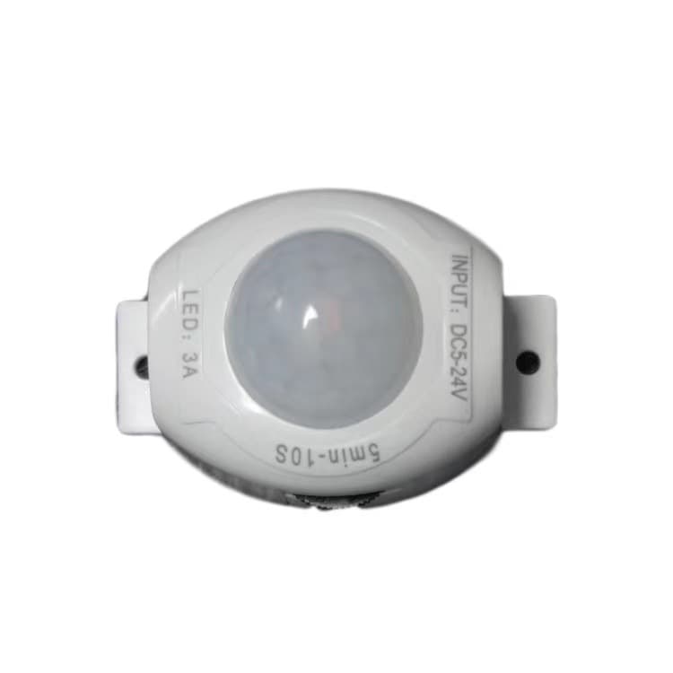 Infrared Sensor LED Strip Light Switch Floating Bed Living Room Mounted Sensor Bed Type round Hole Design Induction Lamp Strip
