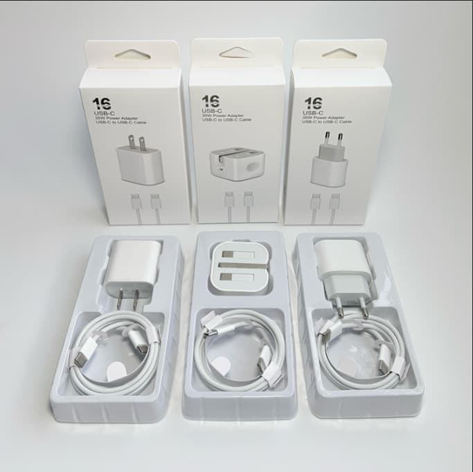 PD 35W Fast Charger for Apple Charger Phone 15-16 Universal Charger Set with Fast Charging Data Cable