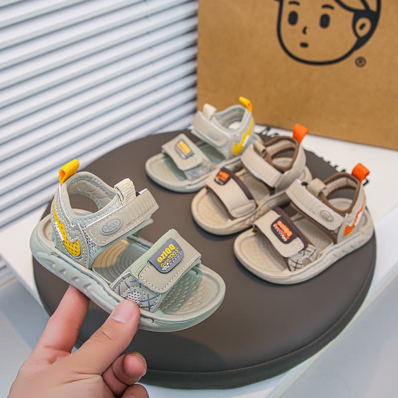 Children's Sandals 2025 Summer New Style Boys' Sports Non-Slip Sandals Korean Casual Baby Toddler Beach Sandals