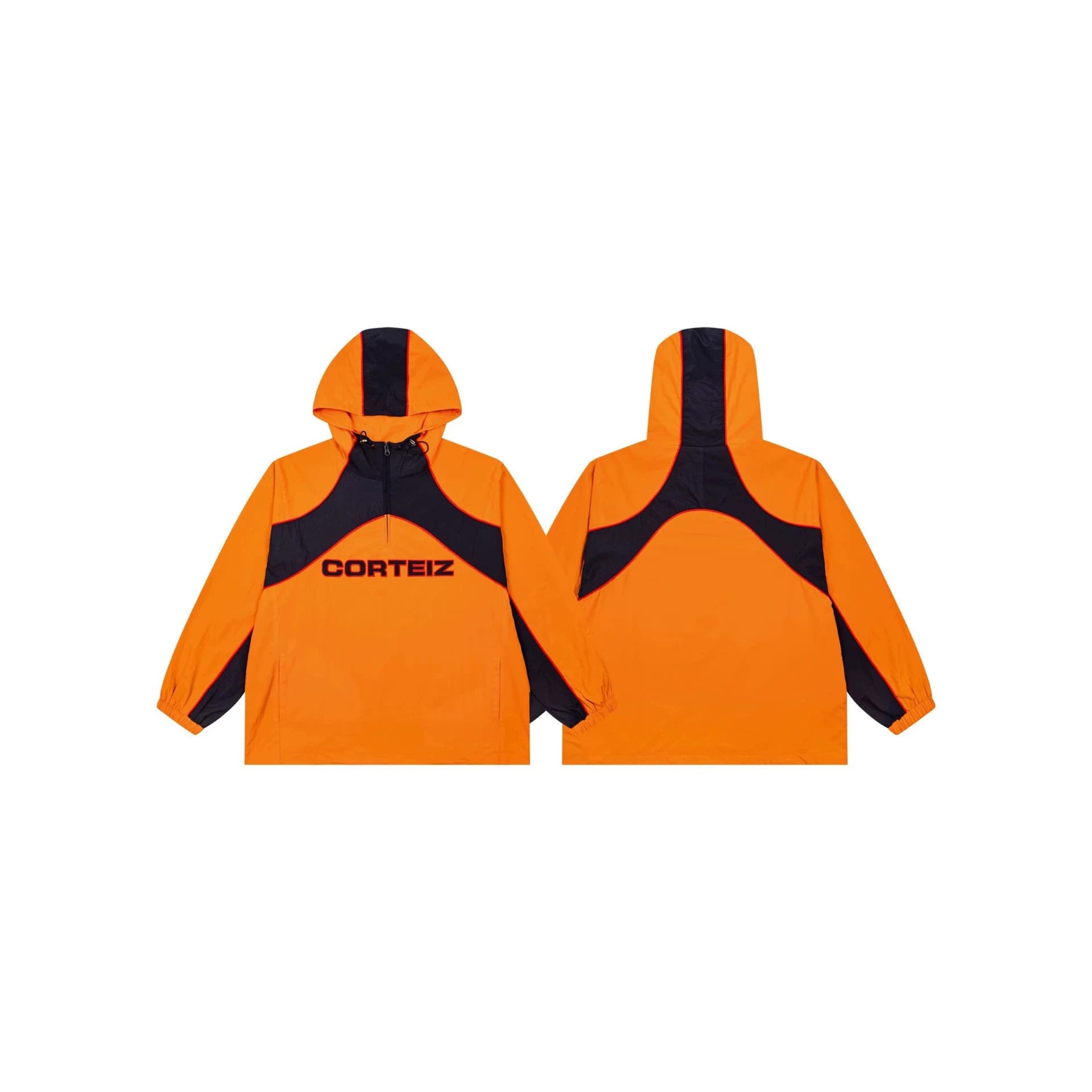 Spring and Autumn Corteiz Alcatraz Waterproof Jacket Thin Coat Couple Same Style Versatile Outerwear