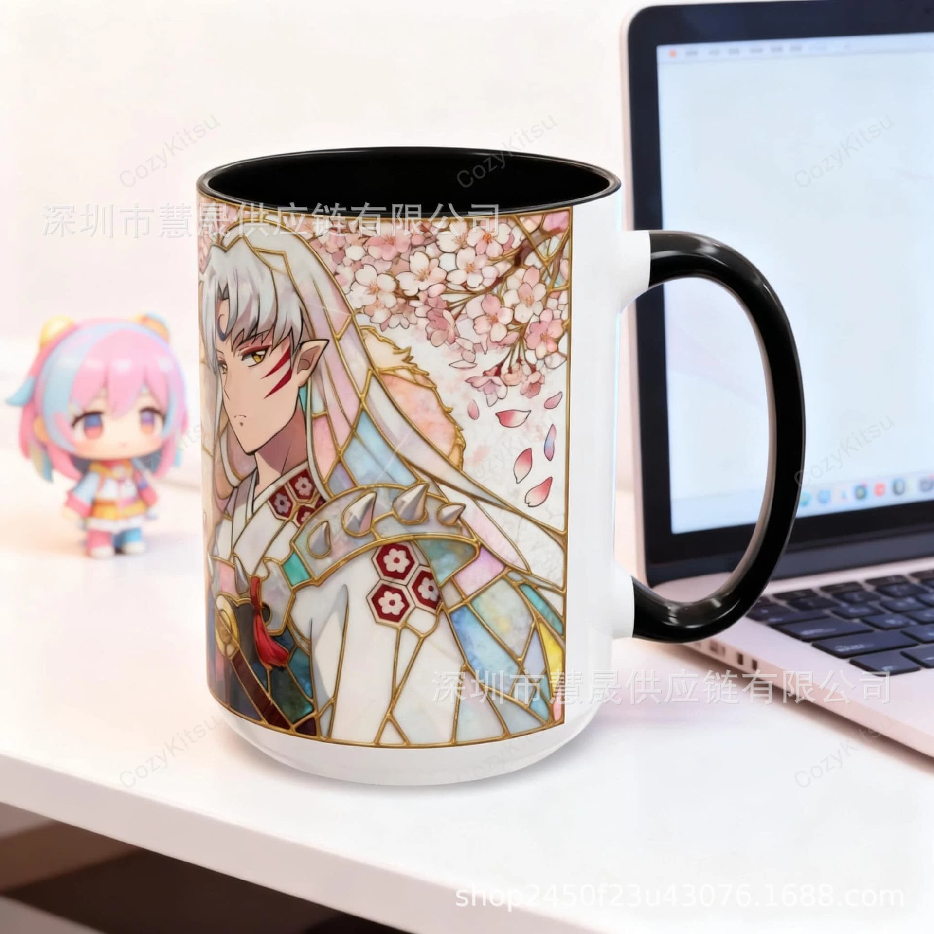 New Cross-Border Anime Dog Demon Coffee Mug Anime-Style Dog Demon Coffee Mug