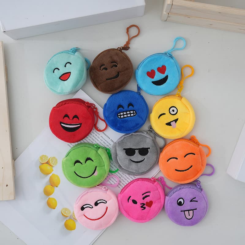 New Mini Plush Toy Cartoon Coin Purse Phone Charm Doll Plush Toy Gift Wholesale