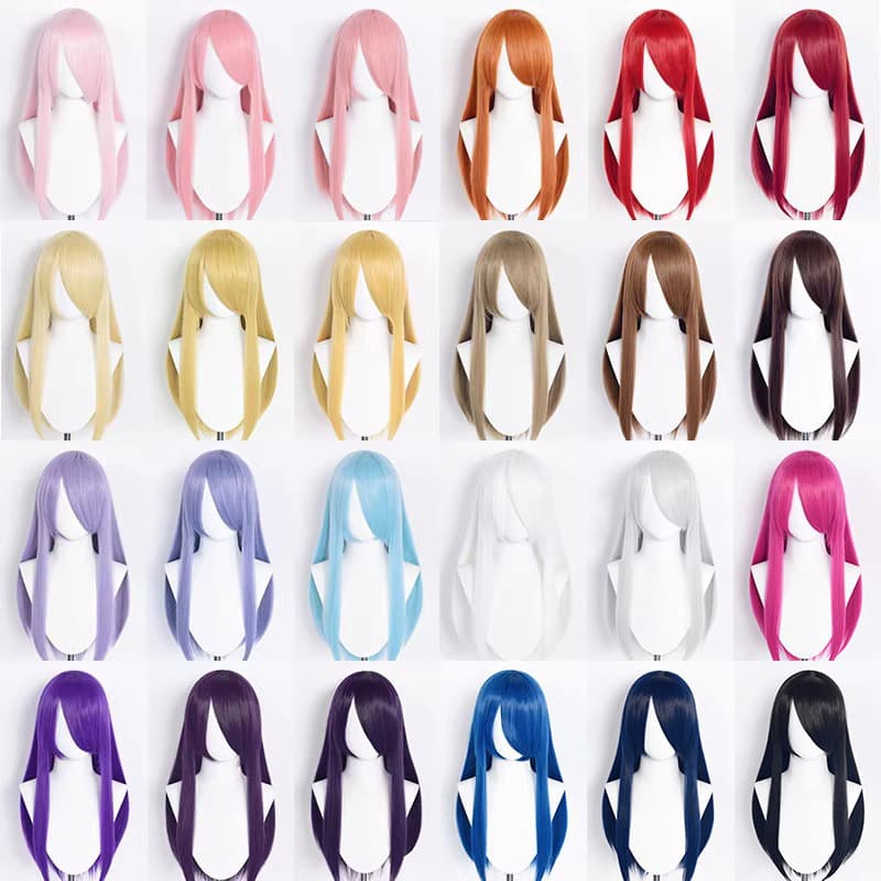 Meili Wig Versatile 60CM Long Straight High-Temperature Fiber Easy Styling Cosplay Wig In Stock Multiple Colors