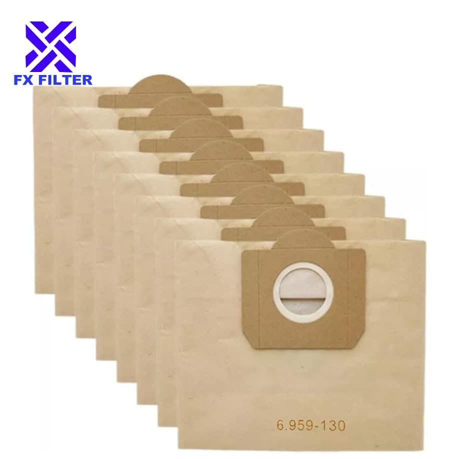 Fits Karcher vacuum cleaner models 6.959-130 A2204 WD3300 MV3 filter paper bags.