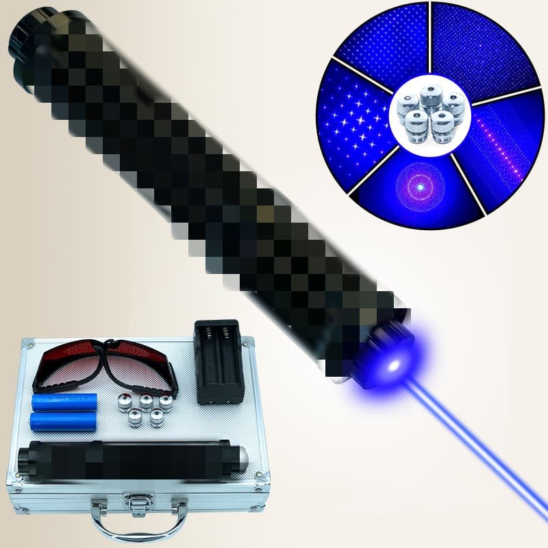 017 Blu-ray extended laser flashlight high-power long-range laser pen outdoor self-defense indication rescue pointing pen