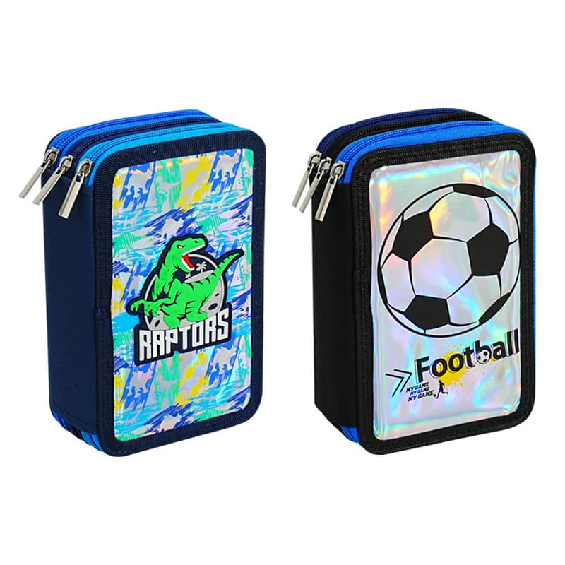 Cross-border European and American student pencil case cute multifunctional dinosaur pencil case large capacity cartoon pencil bag