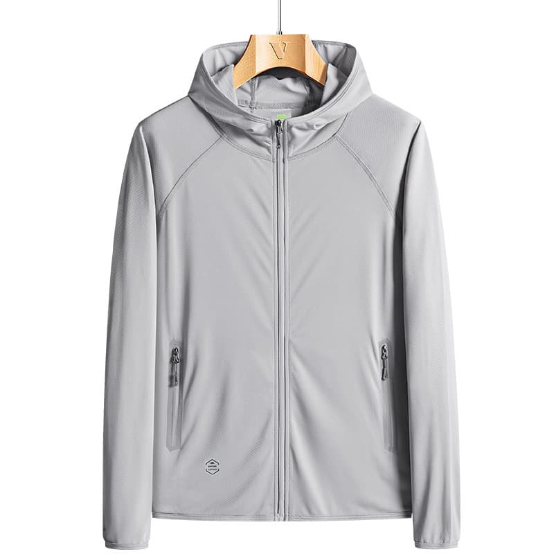 Summer Thin Sun Protection Shirt Couples Version, Ice Silk Breathable Skin Clothing Sports Jacket, Group Logo Printing Available