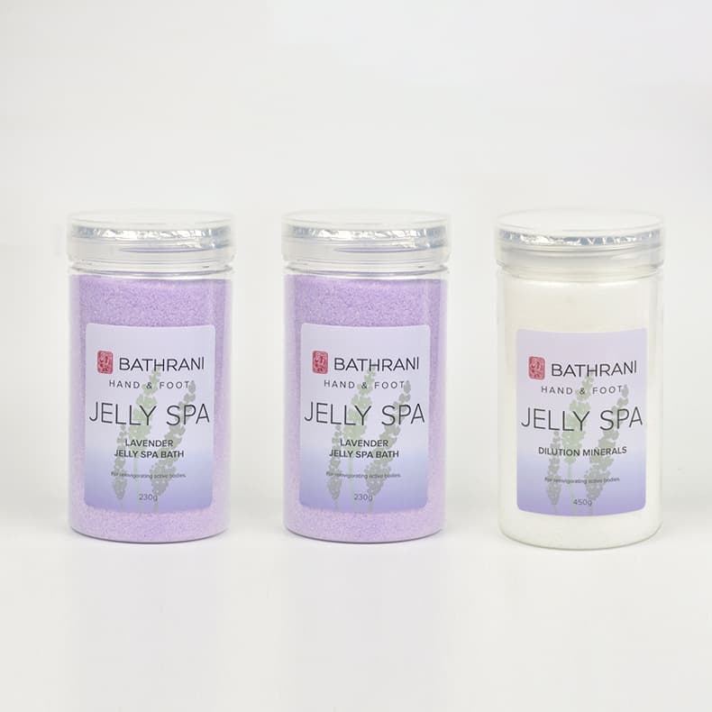 Export Trade BATHRANI Bath Gel and Powder Set - Softens Keratin, Deeply Moisturizes Skin, Salon Bulk Packaging