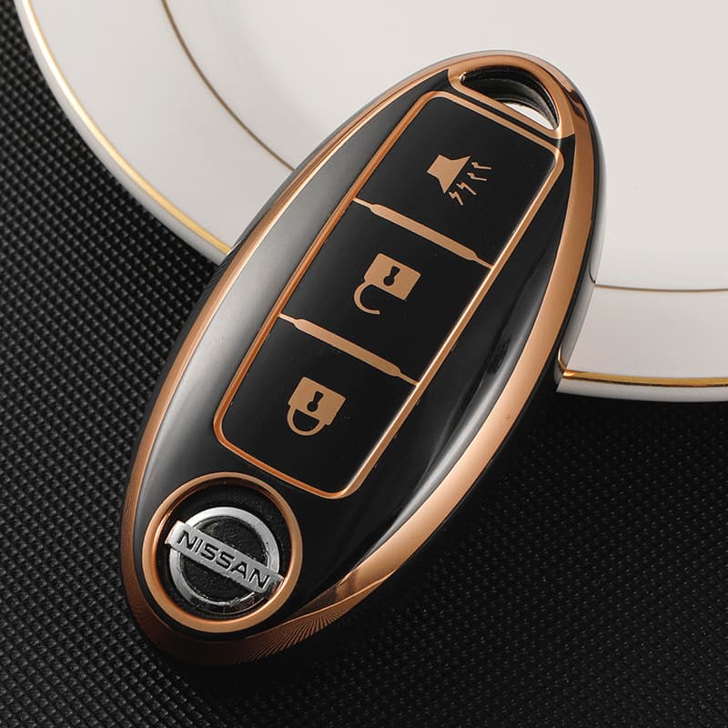 Car Key Case for Teana, Bluebird, Patrol, New Sylphy, Tiida, X-Trail, Murano, Juke, Qashqai, Nissan Key Cover