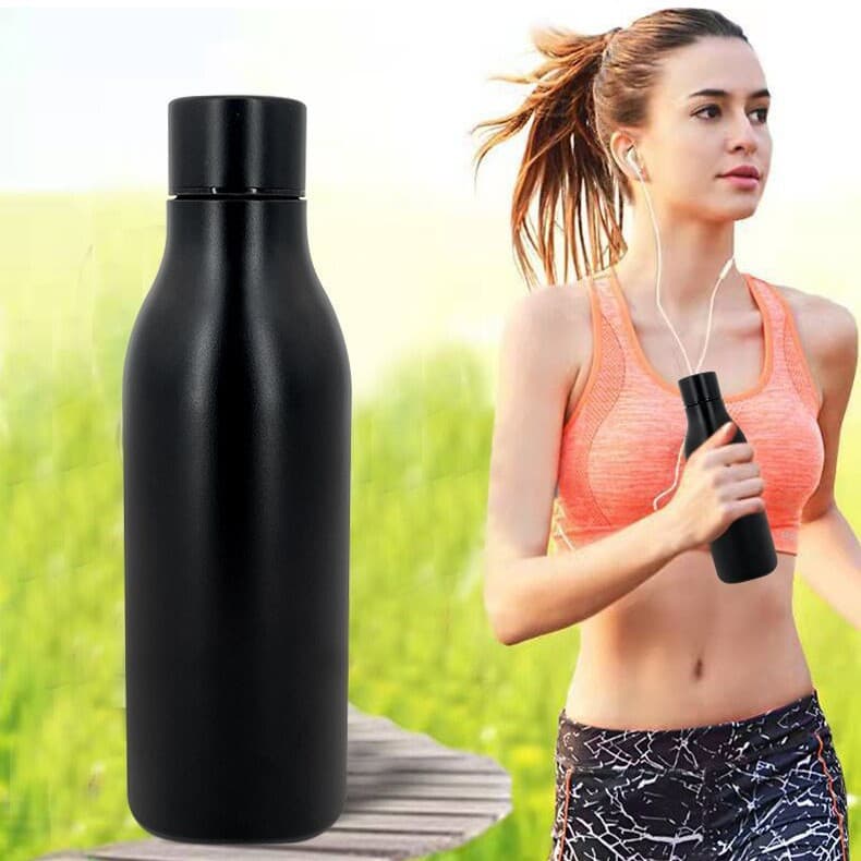 New Cola Bottle Insulated Cup Wine Bottle Cross-border Direct Supply Rubber Paint Small Mouth Bottle Sports Special-shaped Cola Bottle